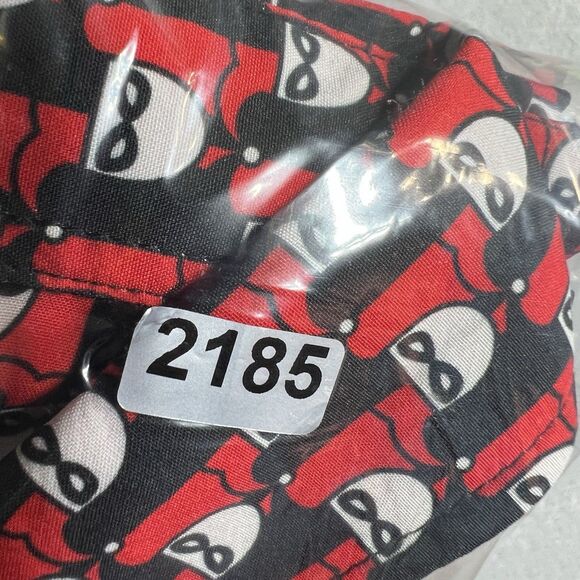 RSVLTS Harley Quinn 30 Mens XL Kunuflex Button Shirt Black Red Mosaic Mini Quinn - Picture 12 of 12